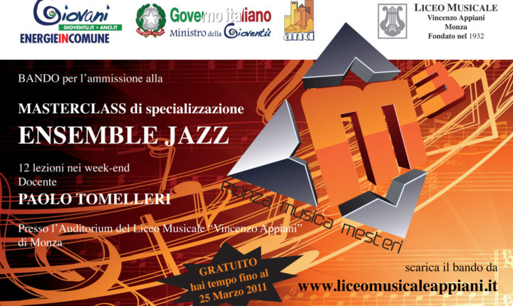 Bando “Masterjazz di specializzazione”